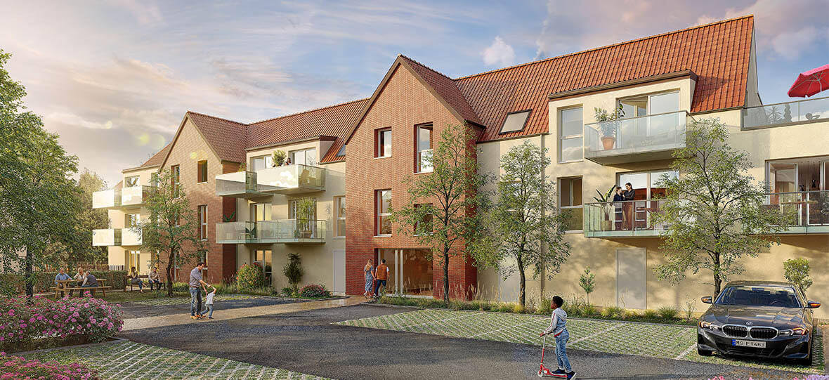 programme neuf – Villeneuve-d'Ascq (59) – RESIDENCE GASTON BARATTE