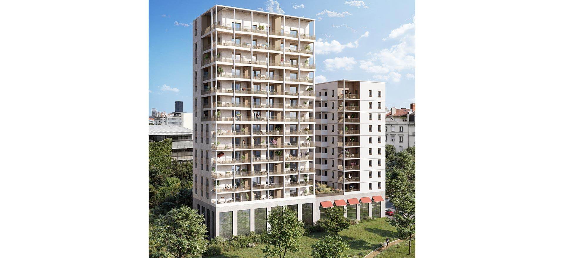 programme neuf – Lyon (69) – Côté Parc